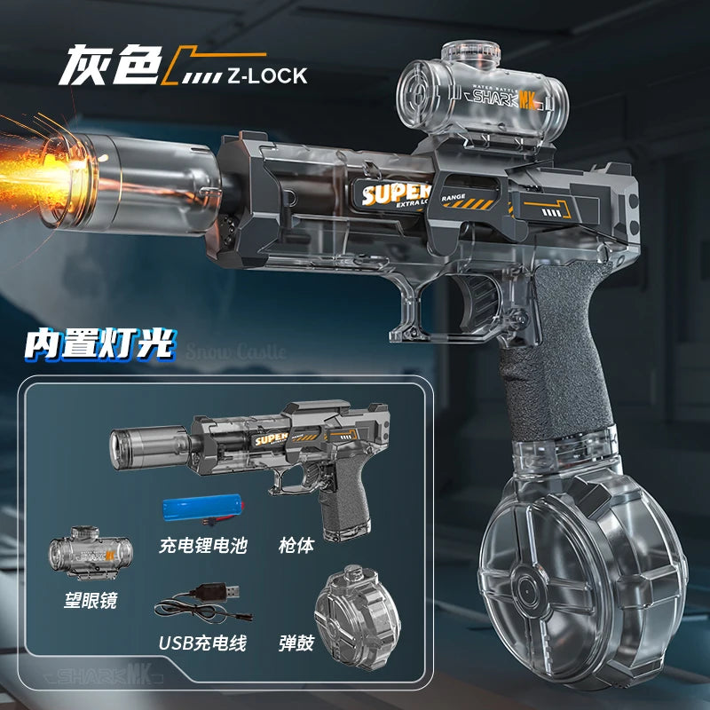 SplashSquad Swift — Portable Electric Burst Water Gun