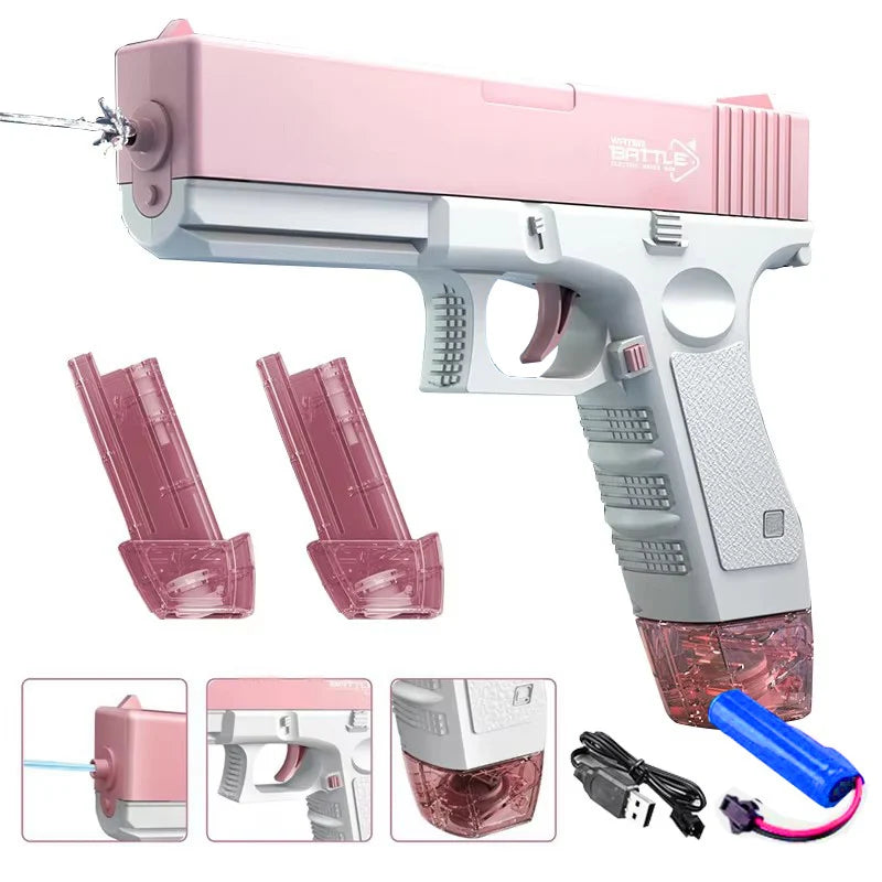 SplashSquad Swift — Portable Electric Burst Water Gun