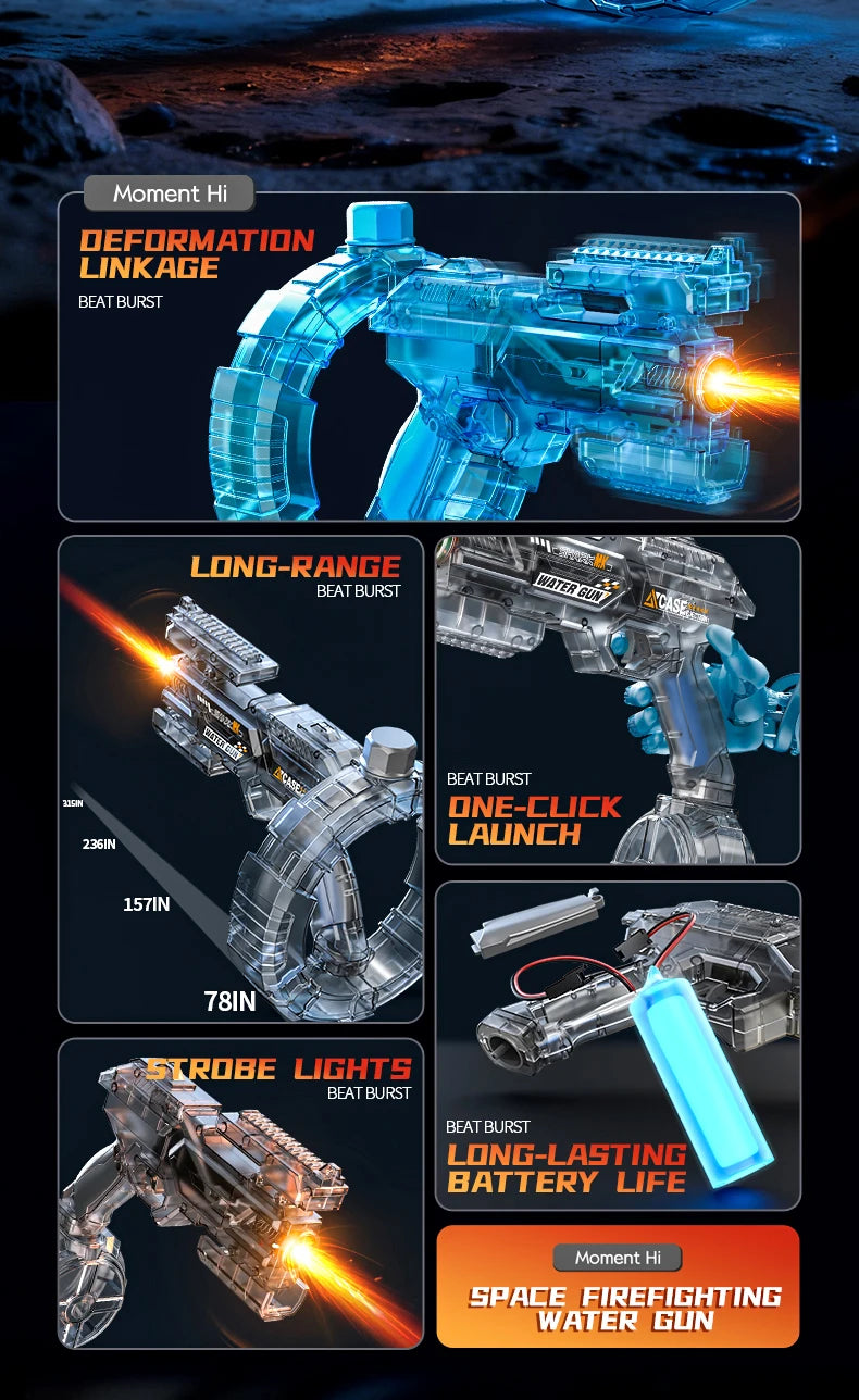 SplashSquad Titan — Powerful Electric Water Blaster for Adults