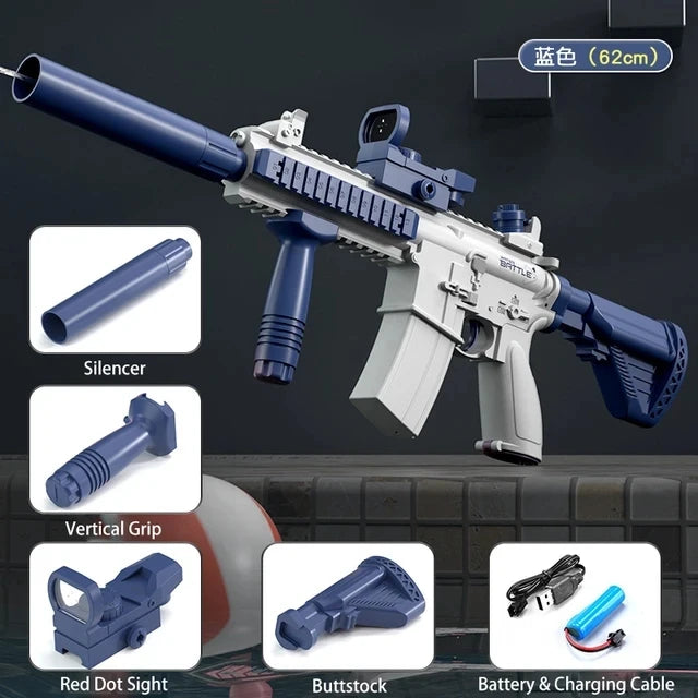 SplashSquad M416 Pro — Fully Automatic Electric Water Gun