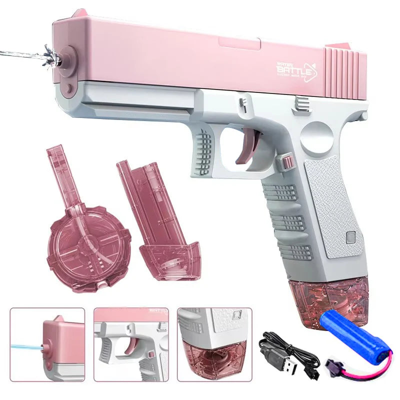 SplashSquad Swift — Portable Electric Burst Water Gun