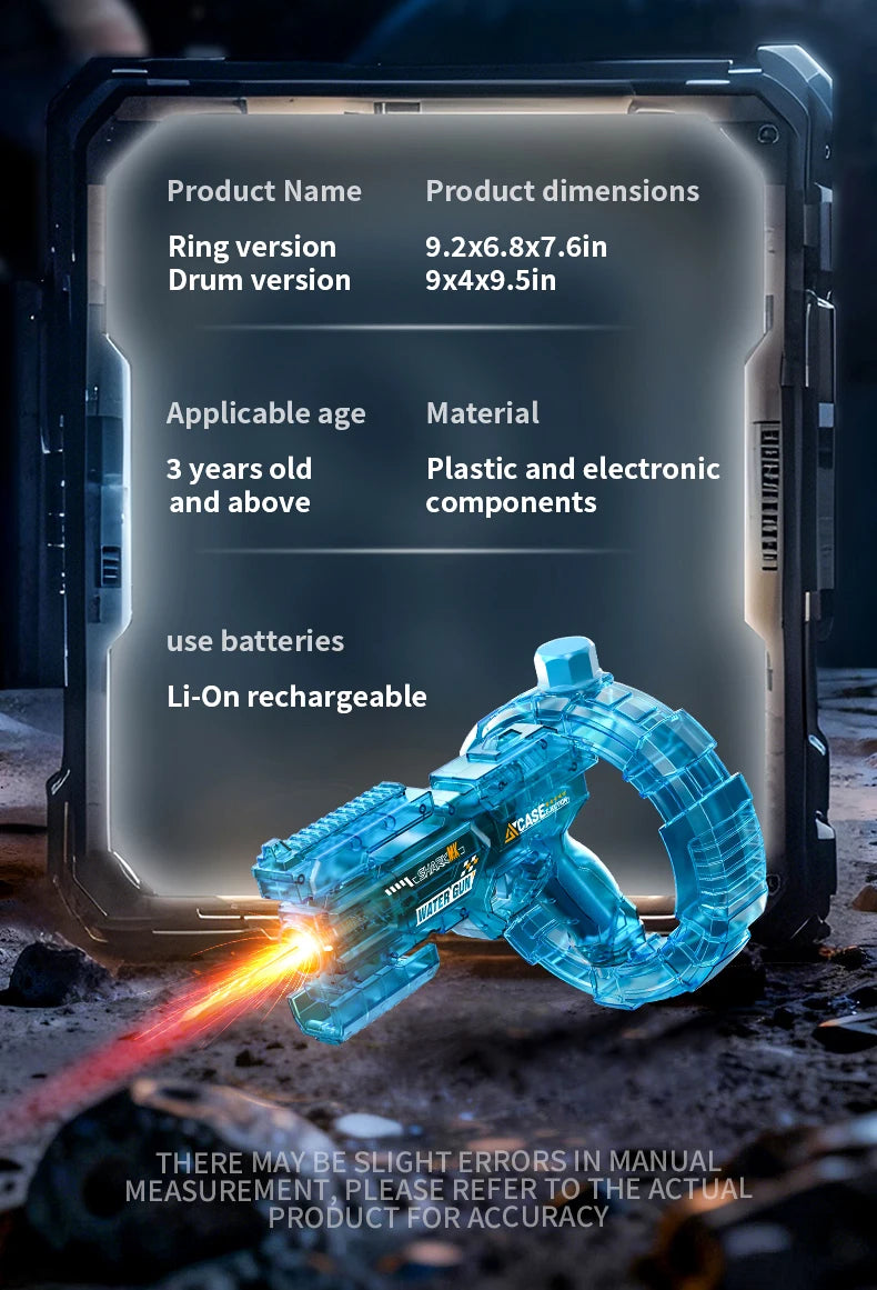 SplashSquad Titan — Powerful Electric Water Blaster for Adults