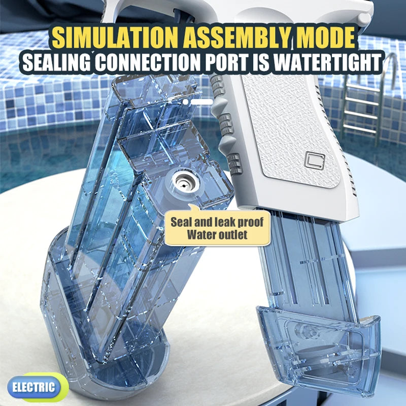 SplashSquad Swift — Portable Electric Burst Water Gun
