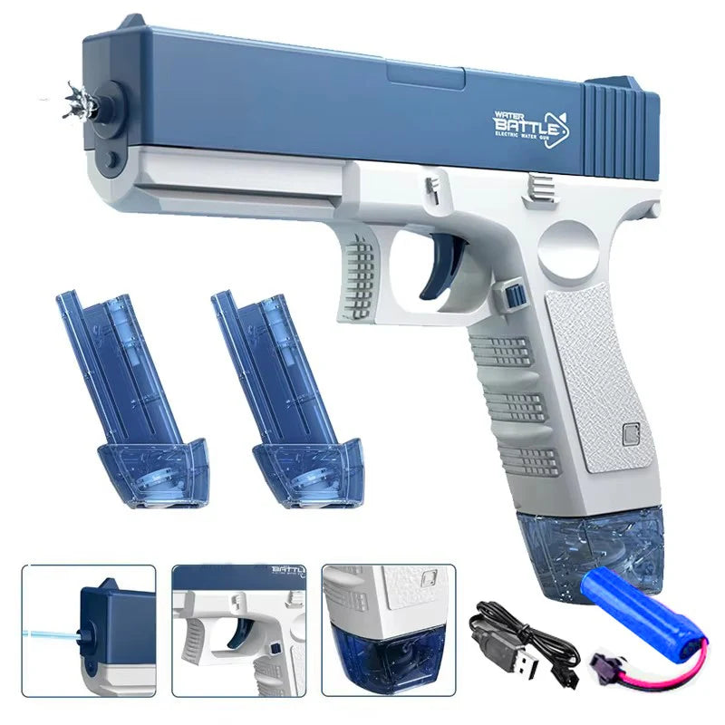 SplashSquad Swift — Portable Electric Burst Water Gun