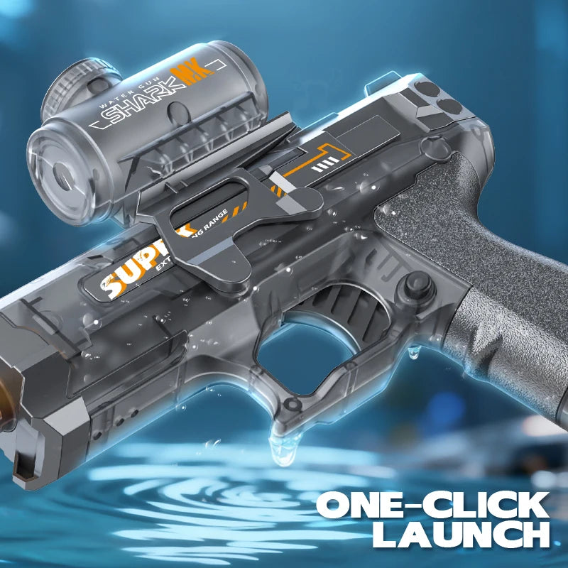 SplashSquad Striker — Long Range Electric Water Gun with LED Lights