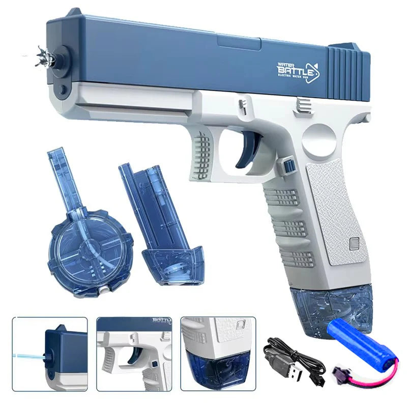 SplashSquad Swift — Portable Electric Burst Water Gun