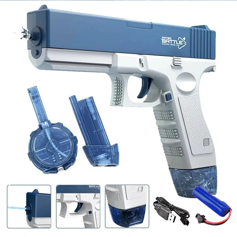 SplashSquad Swift — Portable Electric Burst Water Gun