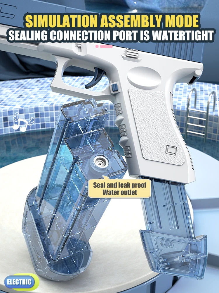 SplashSquad Swift — Portable Electric Burst Water Gun