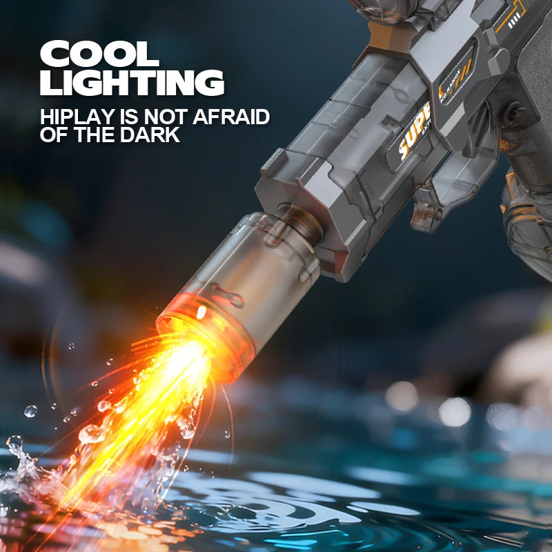 SplashSquad Striker — Long Range Electric Water Gun with LED Lights