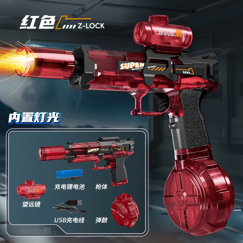 SplashSquad Swift — Portable Electric Burst Water Gun