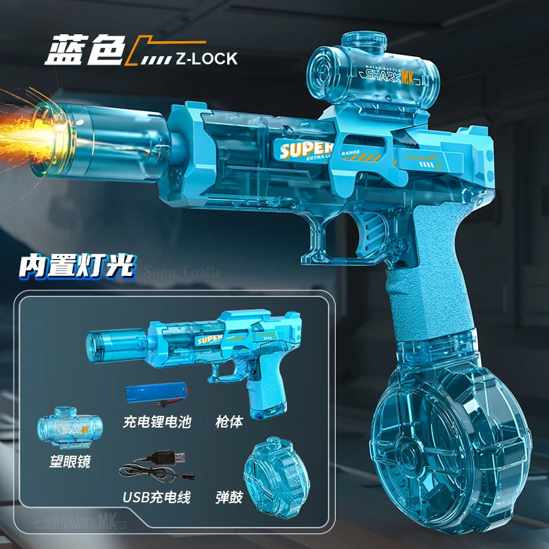 SplashSquad Swift — Portable Electric Burst Water Gun