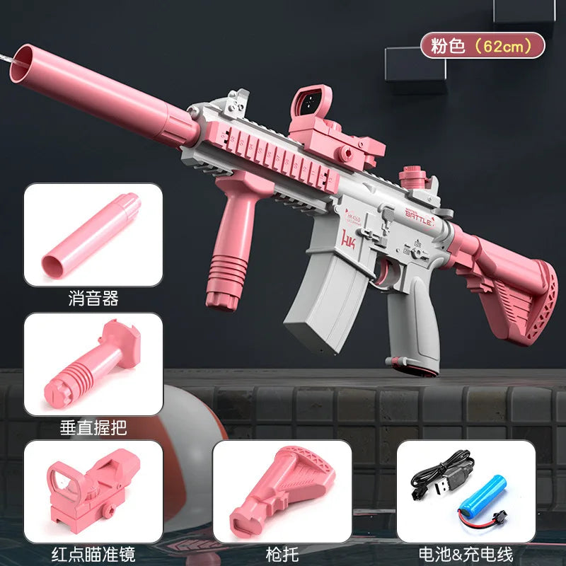 SplashSquad M416 Pro — Fully Automatic Electric Water Gun