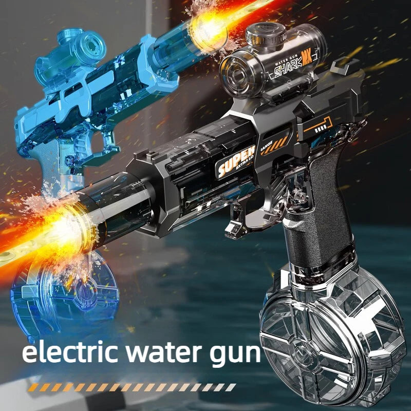 SplashSquad Striker — Long Range Electric Water Gun with LED Lights